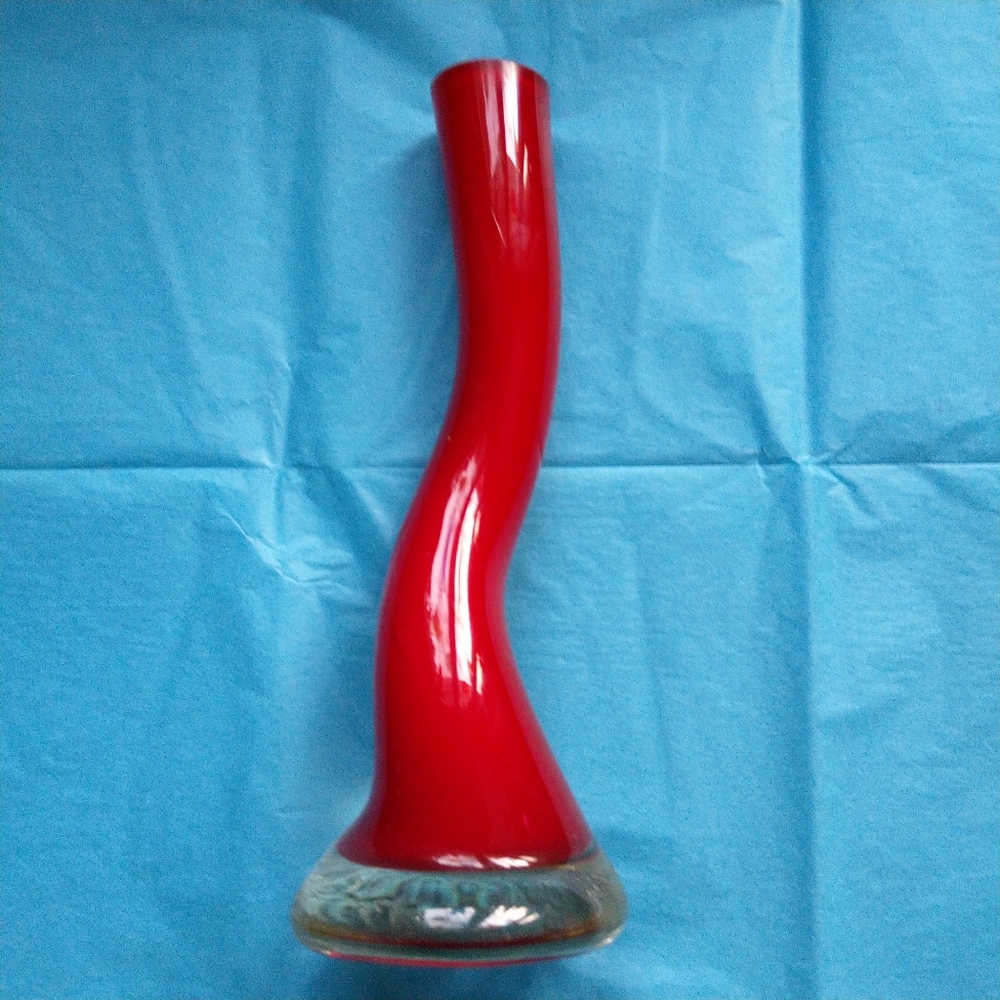 Red Single Bud Vase